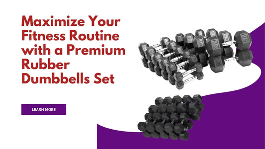 Maximize Your Fitness Routine with a Premium Rubber Dumbbells Set