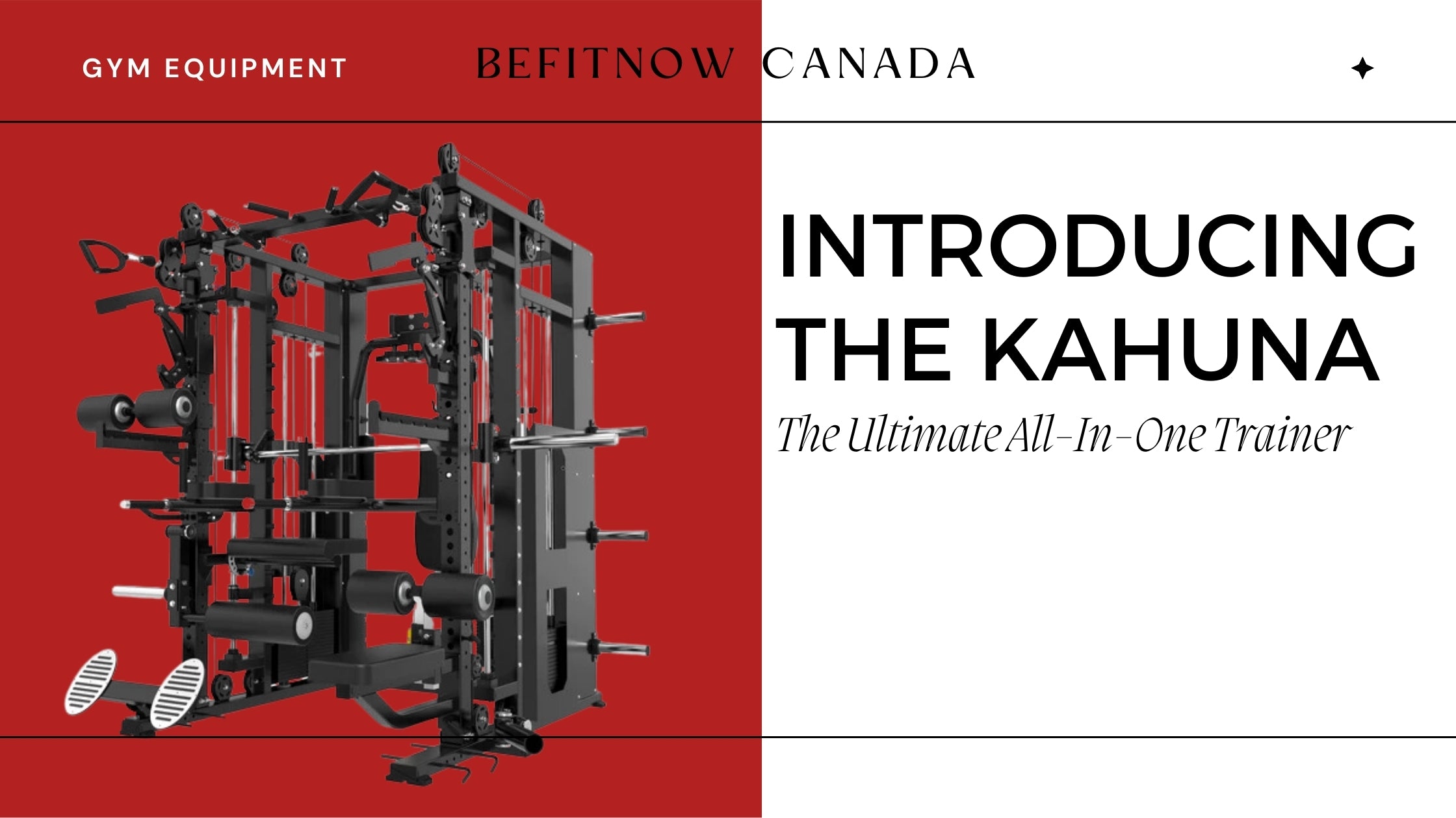 Introducing The Kahuna: The Ultimate All-In-One Strength Machine Trainer for Home Gym Setup