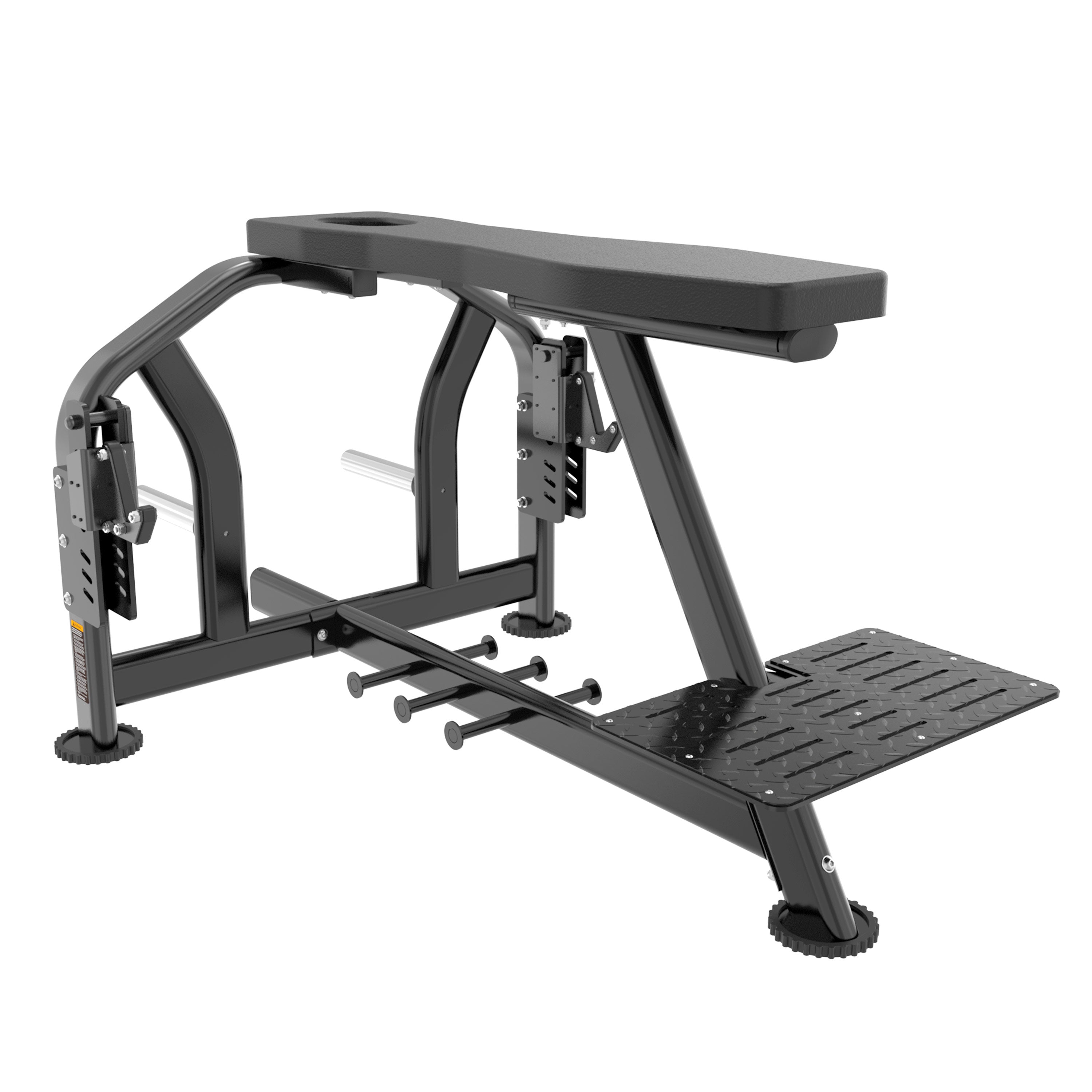 The BefitNow Canada FS21 ROWER MACHINE features a padded seat, angled platform, sturdy metal frame, and handles for rowing or pulling exercises—ideal for strength training, back workouts, and full-body fitness.
