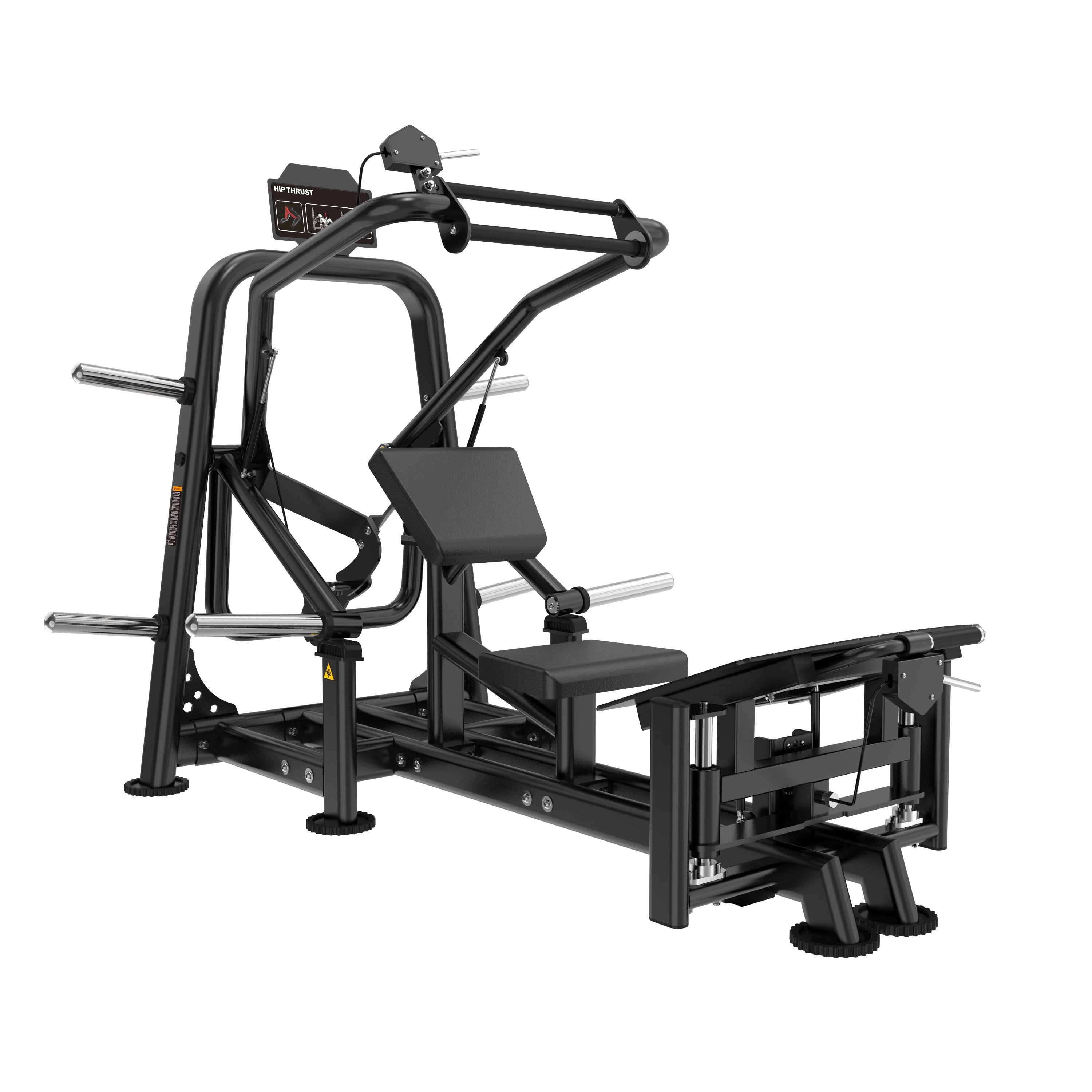 The BefitNow Canada FS22 Hip Glute is a commercial-grade, plate-loaded machine with padded seat and backrest—perfect for targeted lower body strength training and a must-have in any commercial gym setup.