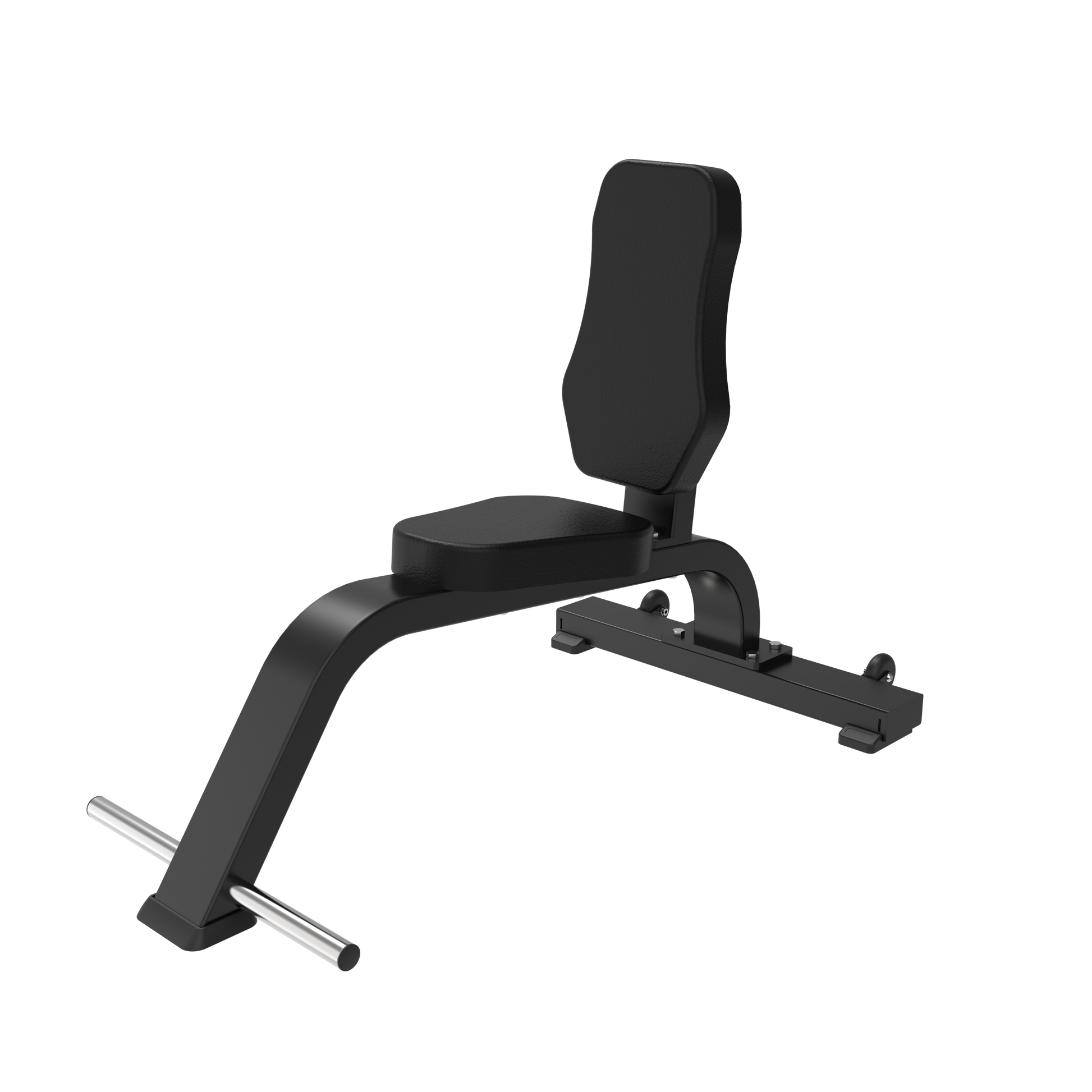 The BefitNow Canada AR38 Multi Purpose Bench features a black adjustable design with padded seat and backrest, sturdy metal frame, and support bars. It measures 47"x26"x33", weighs 62 lbs, and is shown against a plain white background.