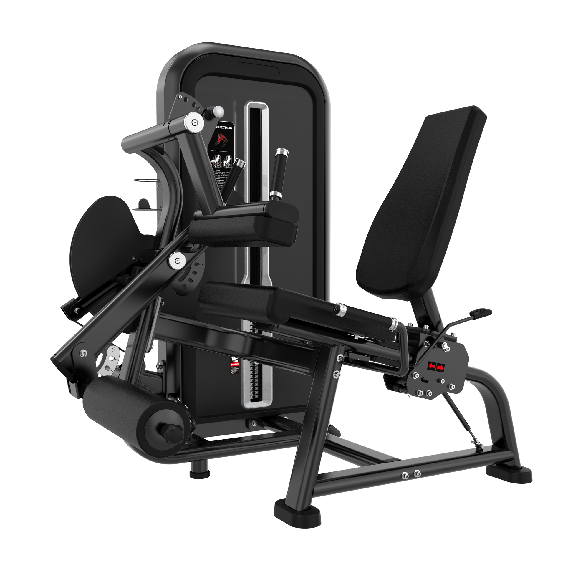 The BefitNow Canada Leg Curl / Extension is a strength training machine with a padded seat, backrest, adjustable weight stack, durable metal frame, and compact design for easy placement.