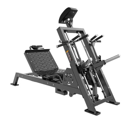 Befitnow Smith T Bar Row black plate-loaded leg press machine with an adjustable seat and footplate designed for targeted back development.