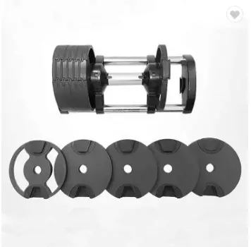 Cast Iron Adjustable Dumbbell Pair