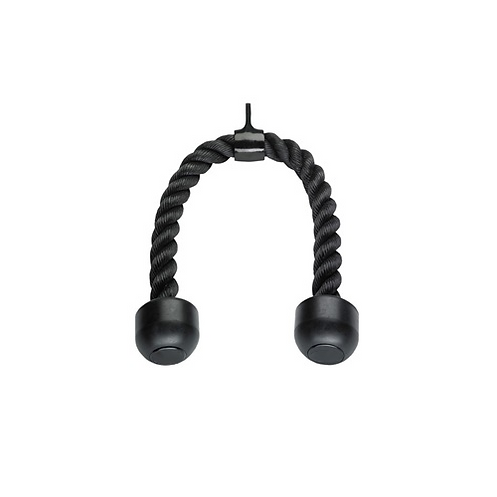 The BefitNow Canada Tri Rope Pull Down features a twisted design with rubber ends, ideal for home gym equipment or strength training, shown on a white background.