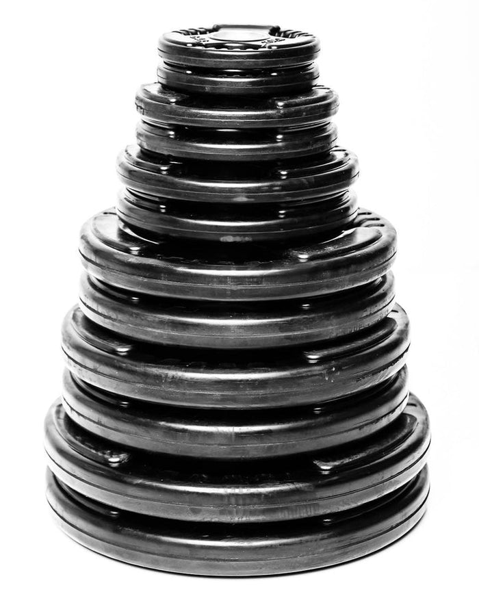 Premium Rubber Plates — Ultra-Durable, Low Bounce | Sold in Pairs with Lifetime Warranty